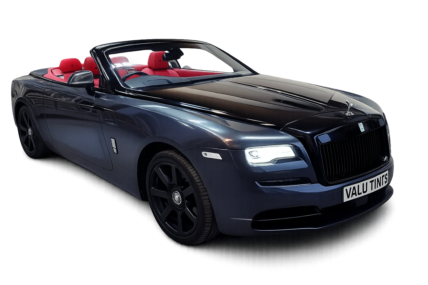 Rolls-Royce convertible styled by Valu Tints
